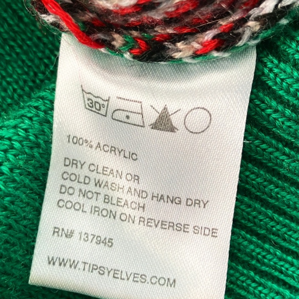 Like New Tipsy Elves Jesus Birthday Boy Ugly Christmas Sweater, Size Medium - Picture 7 of 7